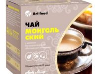 Чай монгольский с молоком
